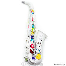 【在庫アリ】VIBRATO SAX A1S SERIES3 RAINBOW ヴァイブラートサックス レインボーパッド　(プラスチックサックス)【送料無料】【タイムセール】【タイムセール】 画像