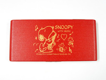 SNOOPY BAND COLLECTION　SAS10R/SAS-10R　レッド　アルトサックス用リードケース　10枚収納可能　スヌーピー・バンド・コレクショ... 画像