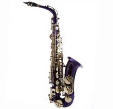 Hawk Student Alto Saxophone with ケース Mouthpiece and Reed (パープル) アルトサックス【送料無料】【代引... 画像