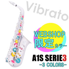 VIBRATO SAX / A1S SERIES3 WEBSHOP限定カラー 3COLORS ヴァイブラートサックス (プラスチックサックス)《ソフトケース付き... 画像