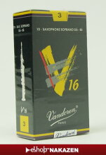 ソプラノサックスリード　バンドレン(バンドーレン) V16　Vandoren　V16　　【メール便 2箱までOK】【定形外郵便 4箱までOK】 画像