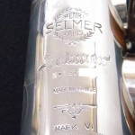 セルマー ソプラノ マークⅥ 銀メッキ仕上げ 刻印